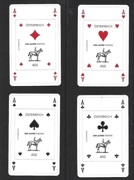 CARTE DA GIOCO FRANCOBOLLO