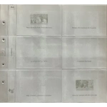 Confezione 9 fogli a 6 tasche LIEBIG serie dalla 1825 alla 1833