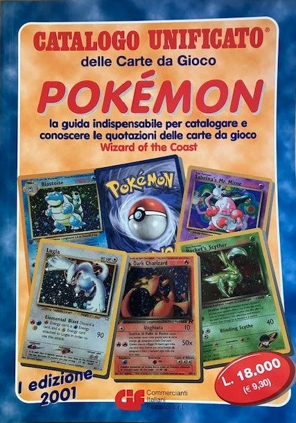 CATALOGO UNIFICATO POKEMON 2001