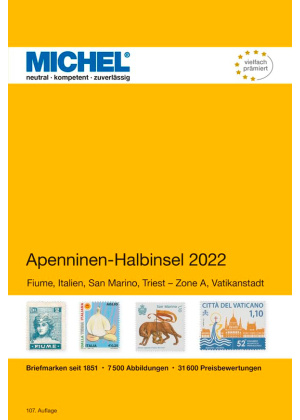 Michel – APENNINEN-HALBINSEL 2022 VOL. 5 APENNINEN-HALBINSEL-2022-VOL.-5
