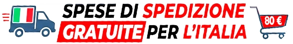 SPESE GRATUITE PER ORDINI SUPERIORI A 80€ SPESE GRATUITE PER ORDINI SUPERIORI A 80€