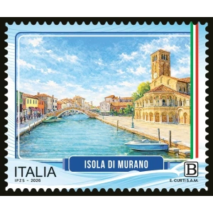 Isola di Murano, francobollo italiano